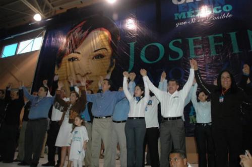 Mujeres del PAN felices con Josefina